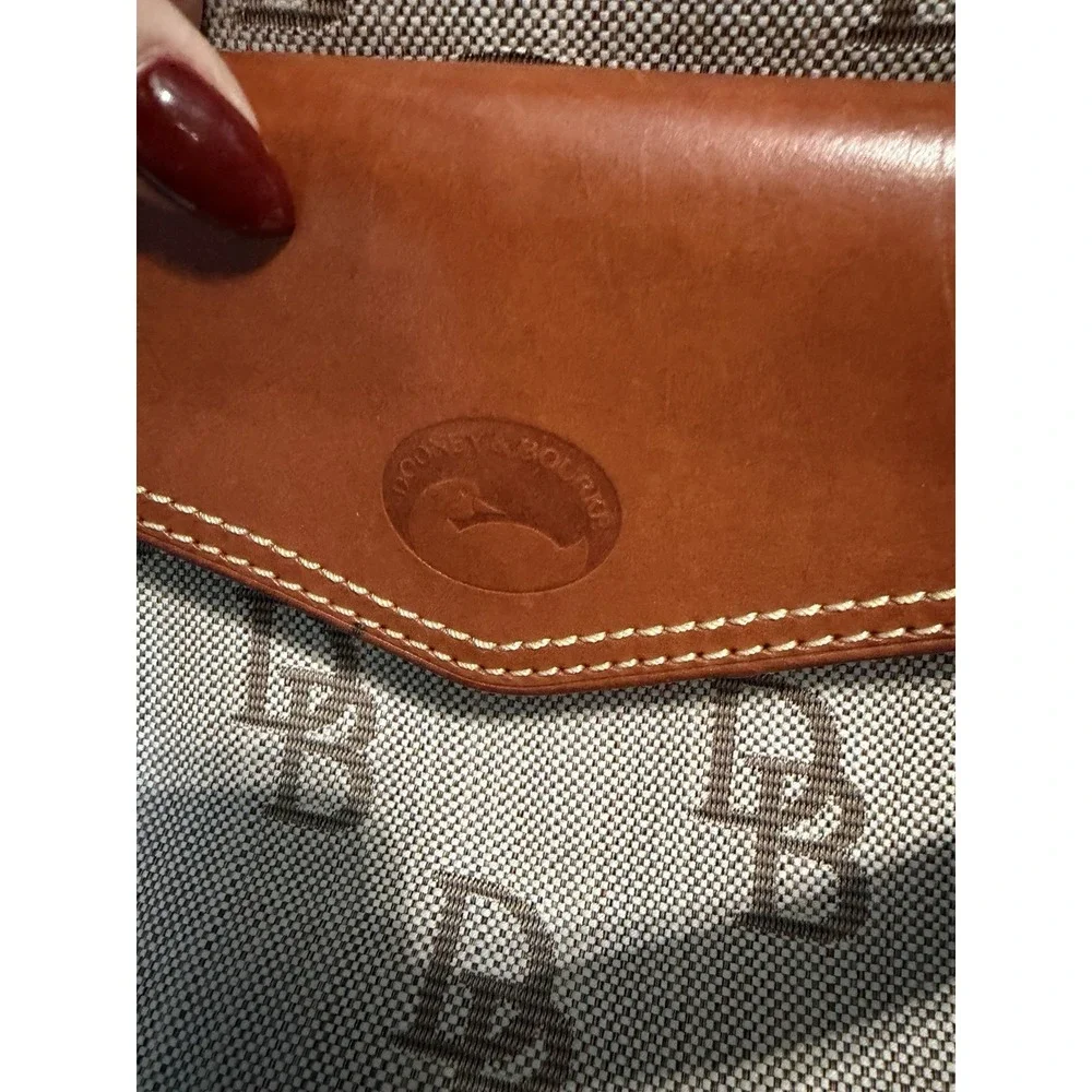 Dooney Bourke Women's Florentine‎ Satchel Bag Large Brown Leather